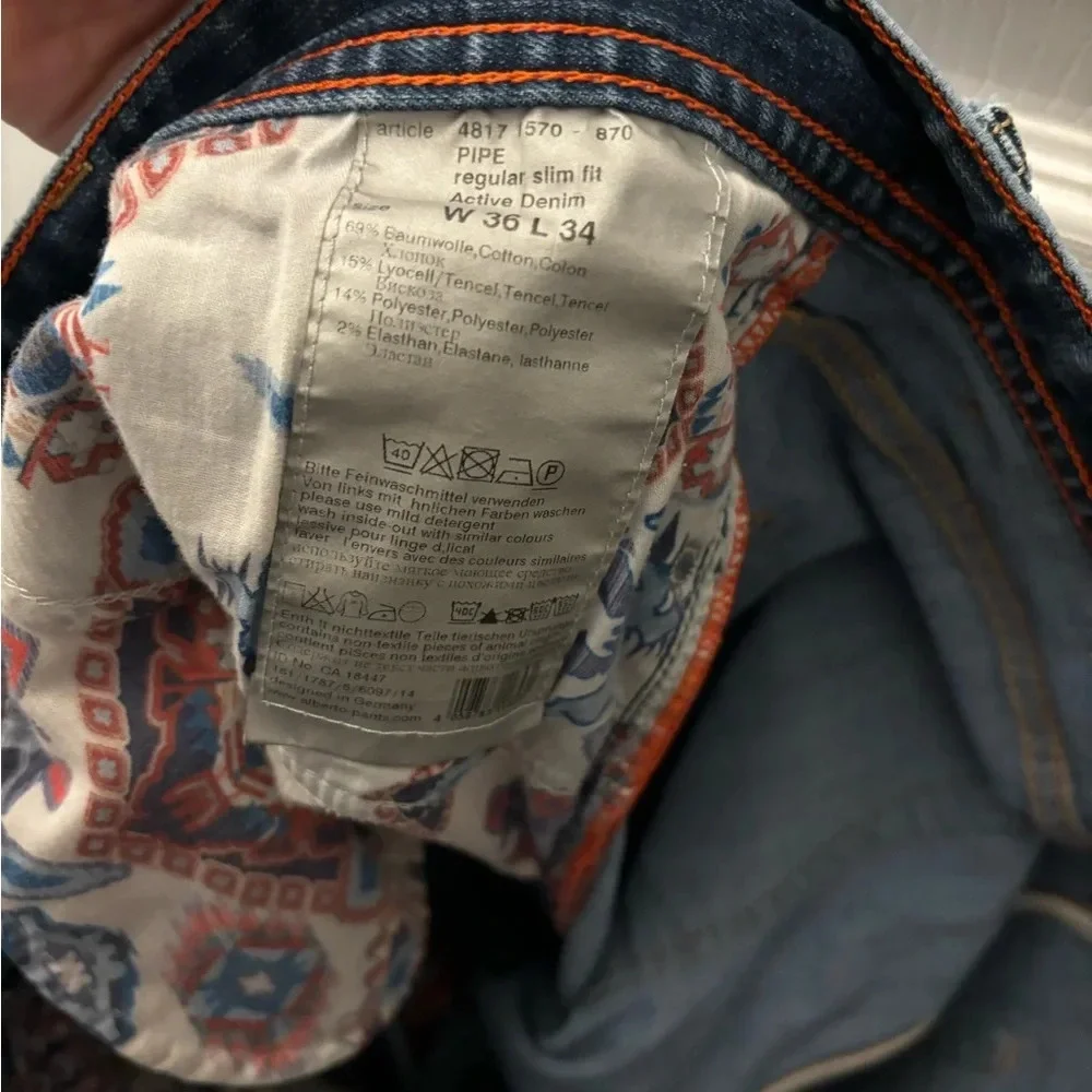 Men’s Alberto Jeans, 36x34